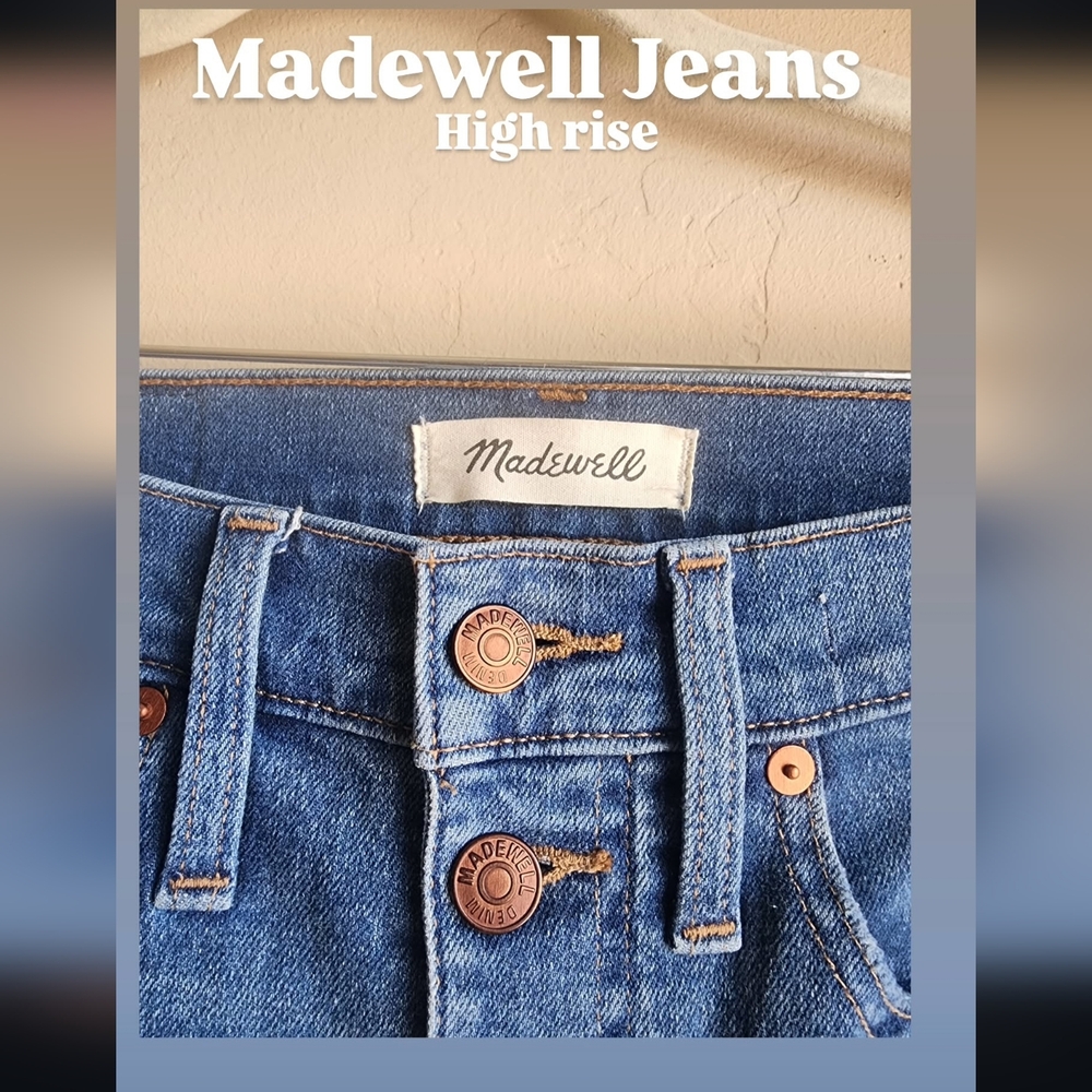 Madewell Blue High-Rise Jeans Classic Style